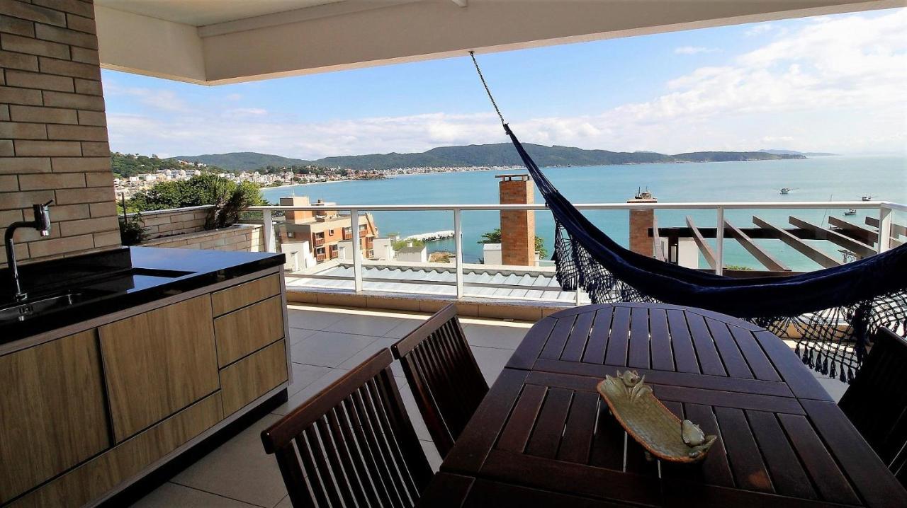 1080 - Apartamento com vista para o mar em Bombinhas Exterior foto